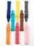 Pulseira de borracha para swatch, pulseira esportiva colorida de substituição na internet