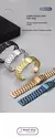 Pulseira de aço inoxidável apple watch samsung huawei gt - loja online
