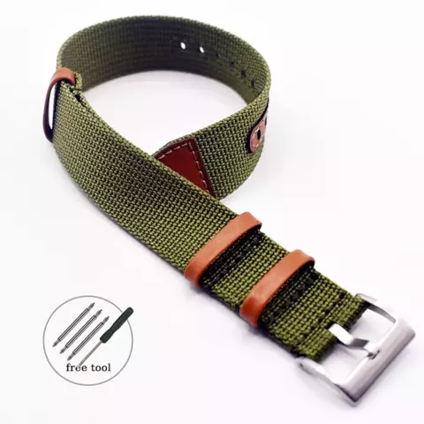 Pulseira de relógio macia para substituição lona náilon