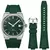 Para tissot prx t137.407/t137.410 pulseira de silicone de liberação rápida