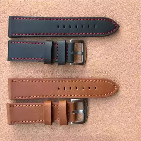 Pulseira de relógio de couro