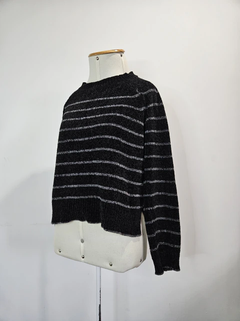 ⊹ ࣪ ˖BLUSA TRICOT LISTRADO PP/P ⋆˙⟡