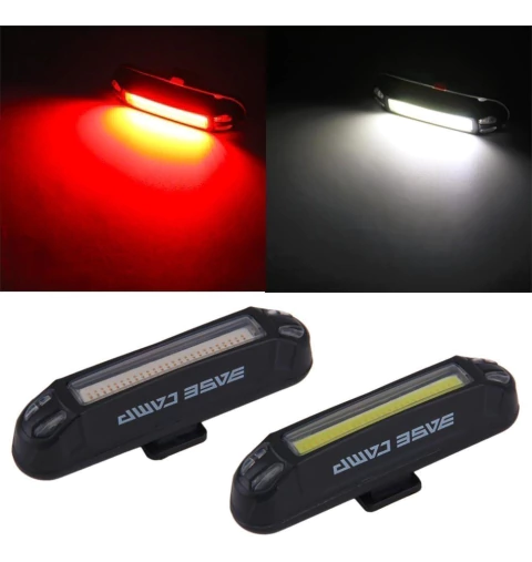 Luz Bici 100 Lumens Roja/blanca Trasera Delantera Recargable