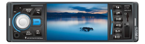 Estereo Para Auto Pantalla 4.1 Bluetooth Control Remoto Fm