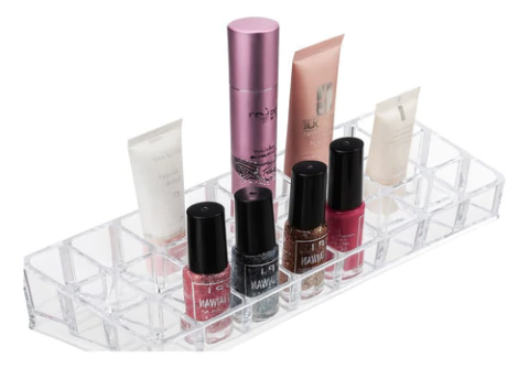 Organizador Acrílico Para 24 Labiales Maquillaje