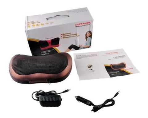 Masajeador Almohada Luz Cuerpo Completo Auto Casa