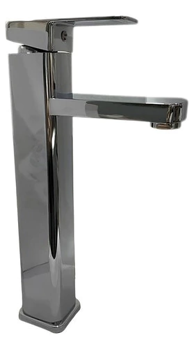 Canilla Grifería Alta Lavatorio Diseño Cuadrada Baño