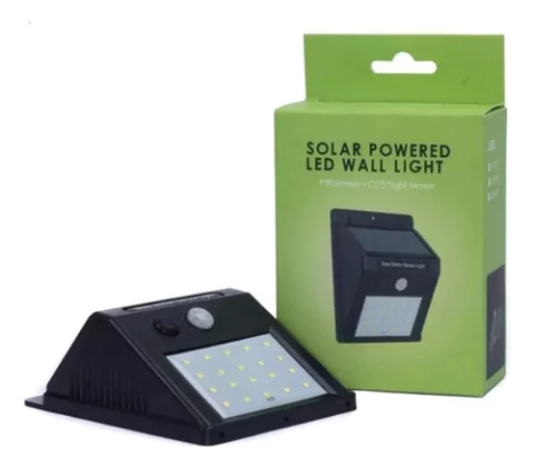 Luz Led Solar Reflector Con Sensor De Movimiento 30 Led