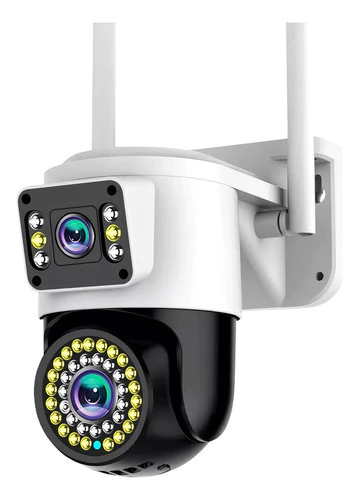 Camara Domo Doble Lente Exterior Luz Led Wifi Hd - comprar online