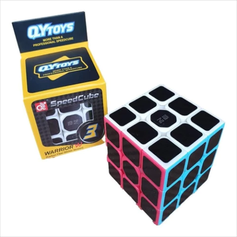 Cubo Rubik 3x3x3 Qy Speed Cube De Velocidad Fibra De Carbono
