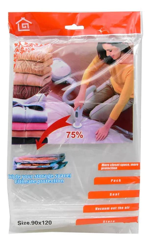 Bolsas Para Guardado Al Vacío Ideal Ropa 90x120cm
