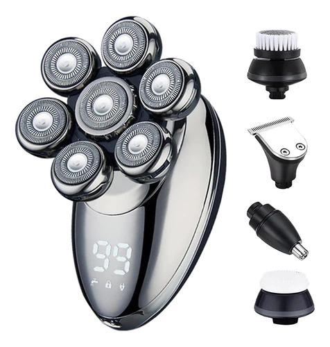 Maquina Afeitadora Rasuradora Barba Pelo 7 En 1 Usb