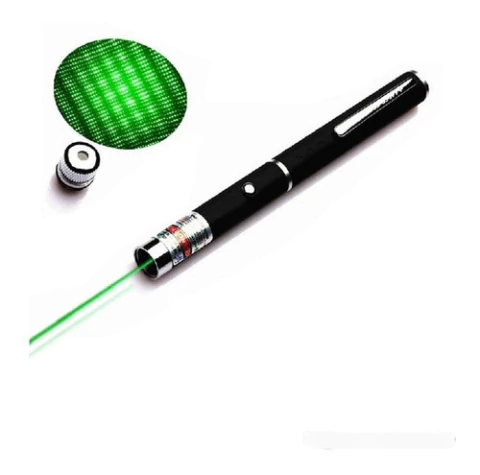 Puntero Laser Verde Largo Alcance Pila + Estuche
