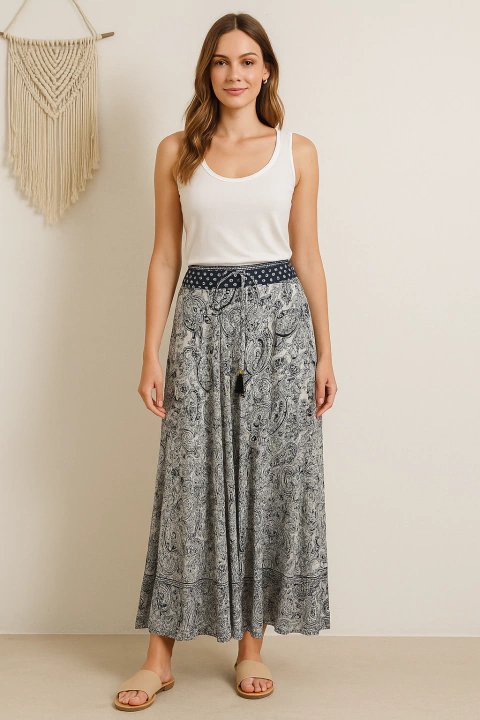 Saia Sereia seda longa Cod:k42