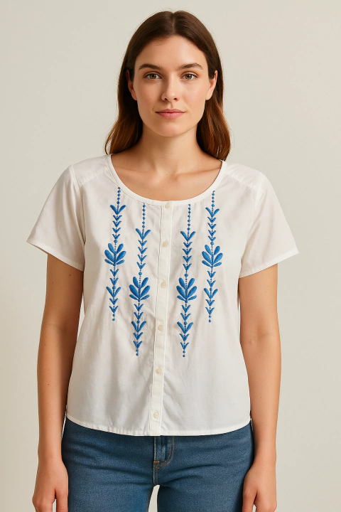 Bata Cod:2986 Boho bordadas - comprar online