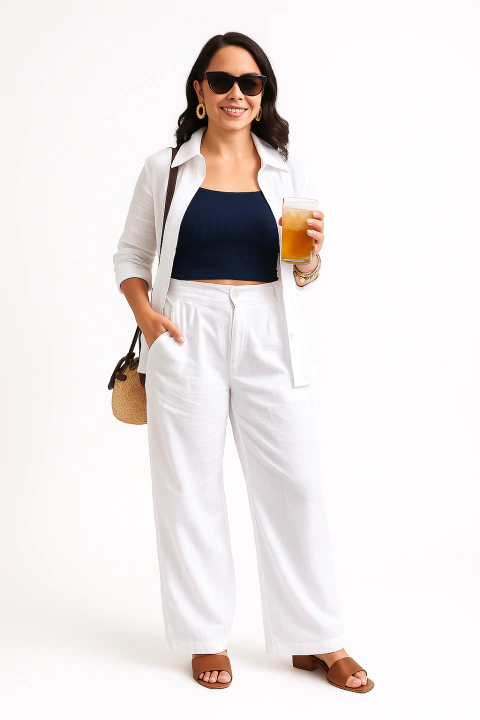 Conjunto Camisa e Calça 100% algodão