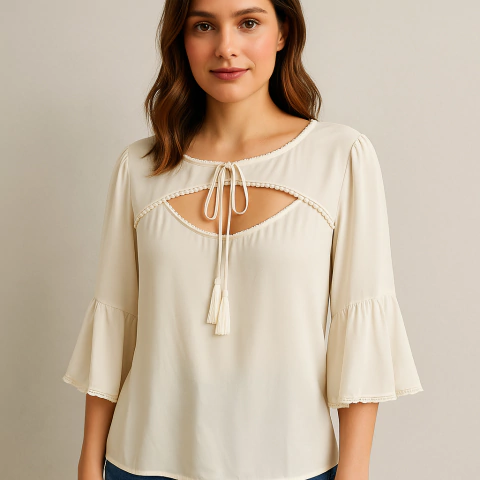 Blusa Crepe de chifon Cod:Catarina