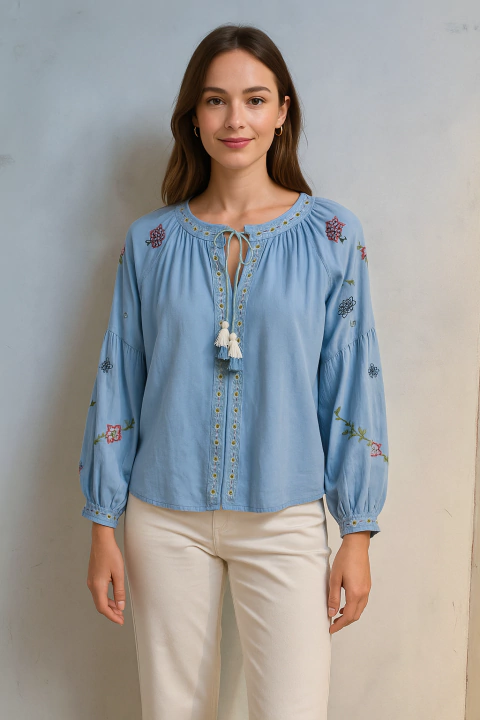 Bata Amelia em Viscose 100% - comprar online