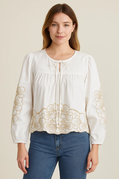Blusa Grippir Bordada Cod;2179 - comprar online