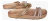 Papete Feminina 2 Em 1 Com Brilho - Dourado/cobre - comprar online