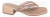 Tamanco Casual Feminino Rose/nude Brilho Confortável