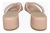 Tamanco Casual Feminino Rose/nude Brilho Confortável - loja online