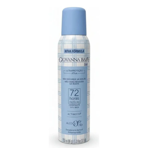 Giovanna Baby Desodorante Aerosol Blue 150ml Proteção 72h