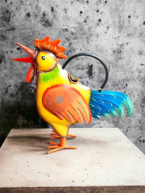 REGADERA GALLO COLA AZUL - comprar online