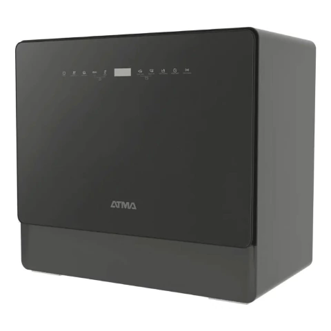 Lavavajillas Atma negro 5 cubiertos