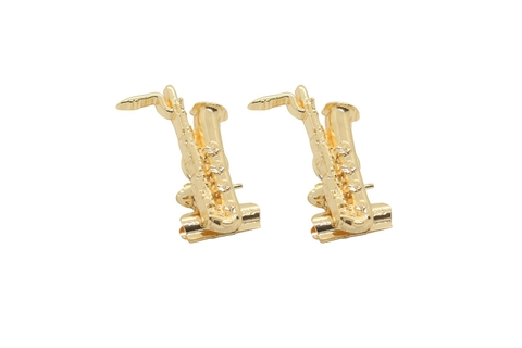 Prendedor Sax Barítono Dourado - comprar online