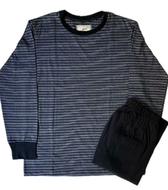 Pijama hombre rayado e algodon-Eyelit art 1886 - tienda online