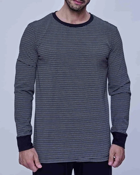 Pijama hombre rayado e algodon-Eyelit art 1886 - comprar online