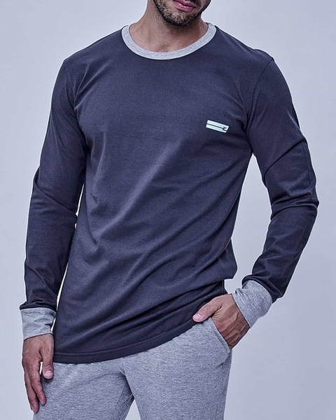 Pijama de hombre liso-Eyelit - comprar online