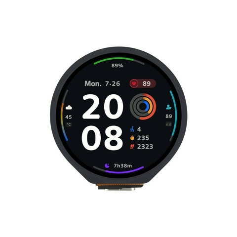 Kit Esp32-s3 Pantalla Táctil Lcd Redonda 240x240 Qmi8658 Imu - comprar online