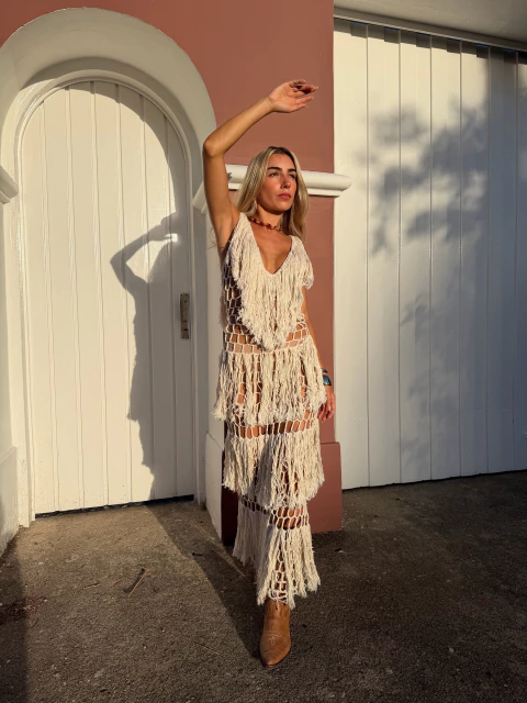 Vestido natural - California - comprar online