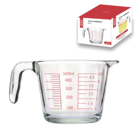 JARRA MEDIDORA VIDRIO 500ml