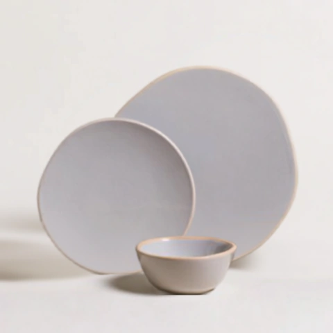 SET MONASTIR NEO GRIS - 12 unidades