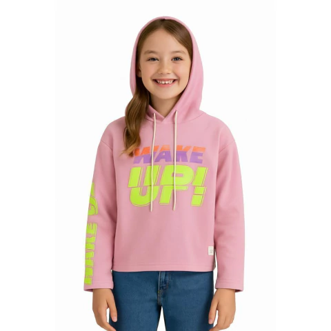 Buzo Rústico Corto con Estampa Wake Up Bender - comprar online