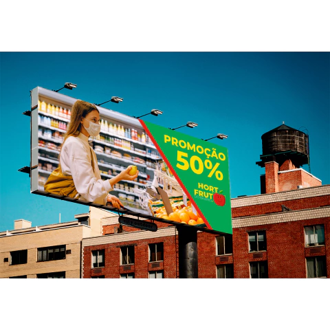 Banner Lona para Fachada de lojas 