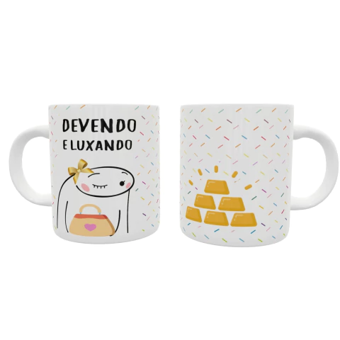 Caneca, Xícara de Porcelana Engraçada meme Flork