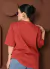 Camiseta Oversized Premium Yeshua - Terracota - loja online