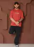 Camiseta Oversized Premium Yeshua - Terracota - comprar online