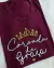 Blusa Bordada Coroada de Graça Marsala - Consagra Tshirts