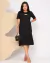 Vestido Babado Jesus Coração - Preto - loja online