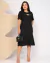 Vestido Babado Jesus Coração - Preto - comprar online
