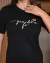 Vestido Algodão Guardei a Fé - Preto na internet