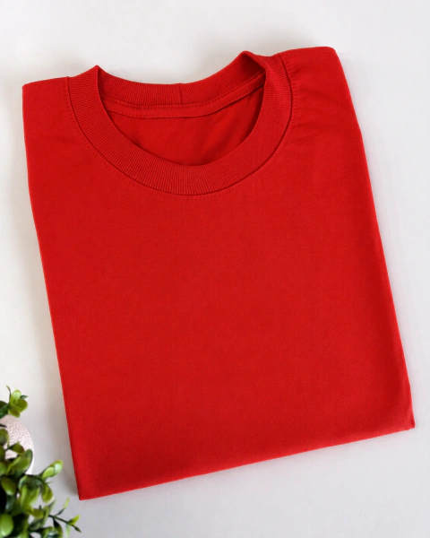 Tshirt Algodão Premium Lisa - Laranja