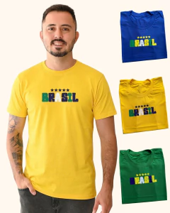 Camiseta Masculina Brasil 2605