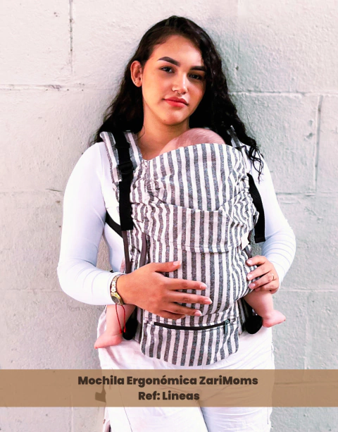 Mochila Evolutiva ZariBaby – Porteo ergonómico desde Recién Nacido hasta 24 meses - comprar en línea