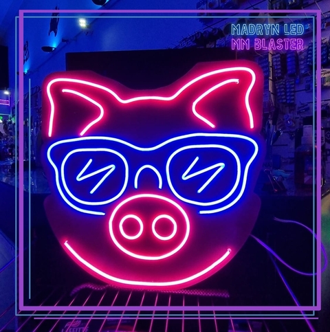CARTEL NEÓN FLEX CHANCHITO - comprar online